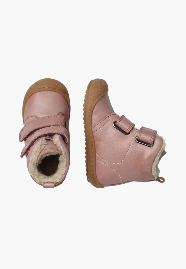 NATURINO BUBBLE VLStiefeletten aus gefüttertem Nappaleder, Rosa