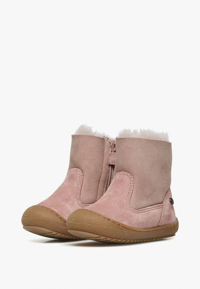 NATURINO COZY HUGStiefeletten mit Wollfutter, Rosa