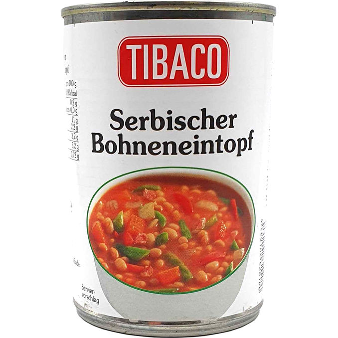 Serbischer Bohnen Eintopf, 400g von Tibaco