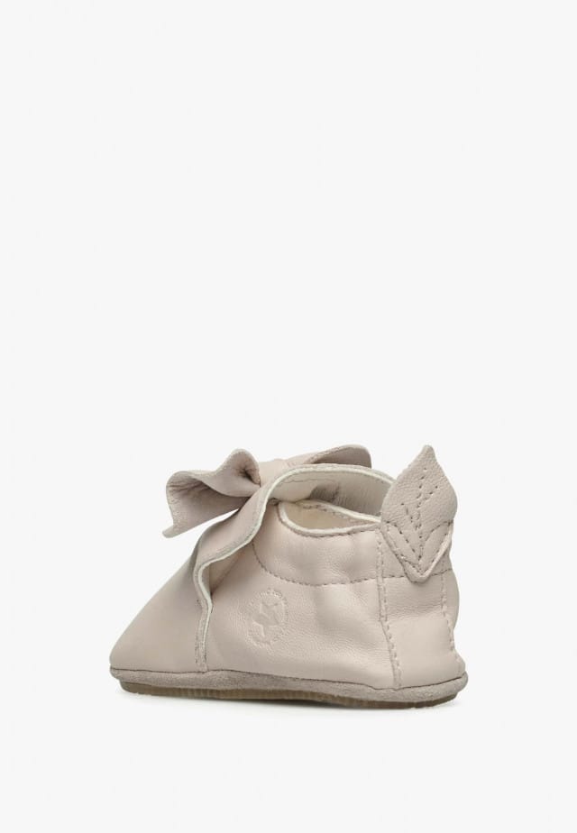 NATURINO PLOTE 2Krabbelschuhe mit Schleife, Beige