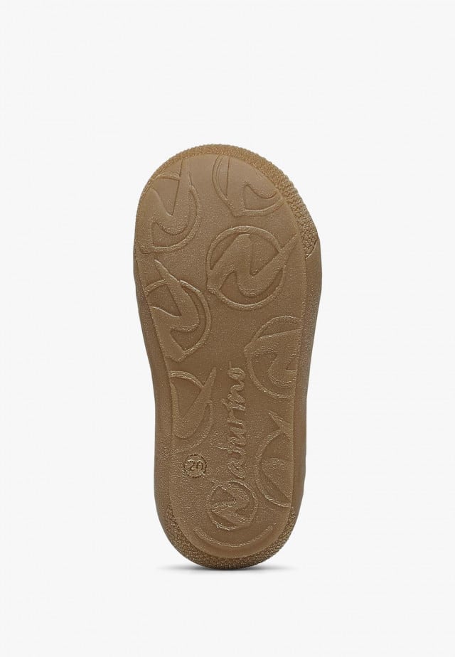 NATURINO COCOONLauflernschuhe aus Veloursleder, Hellbraun