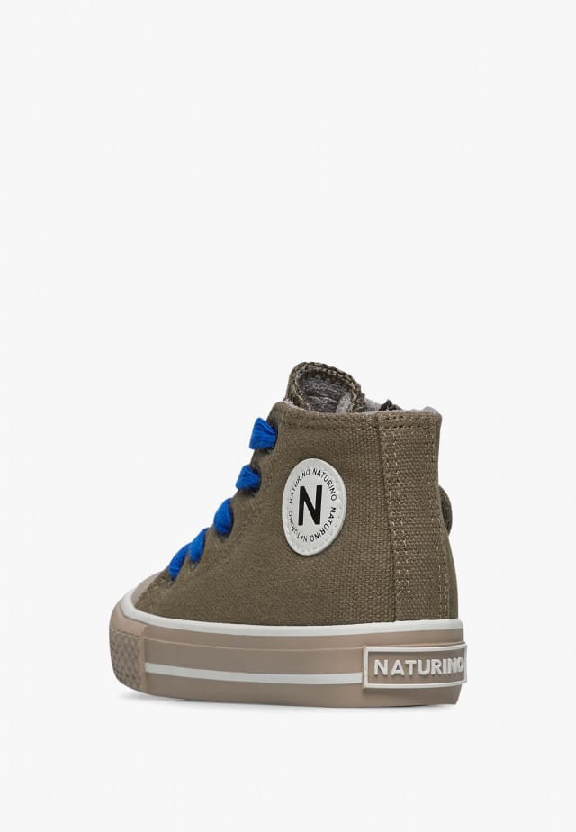 NATURINO YLFAS.Sneakers aus Stoff, Militärgrün