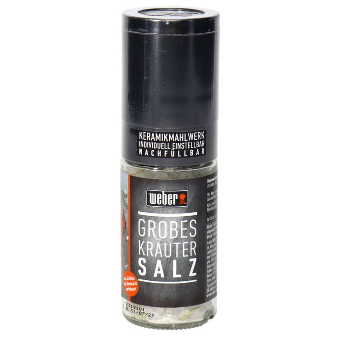 Gewürzmühle Grobes Kräuter-Salz, 80g von Weber