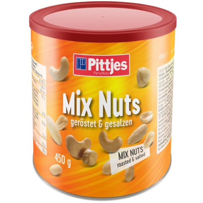 Nuss Mix geröstet & gesalzen , 450g von Pittjes