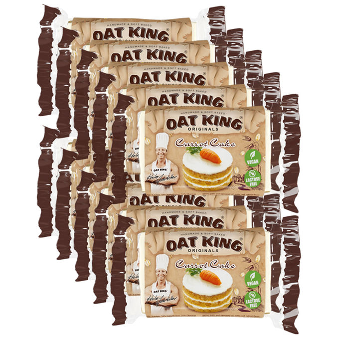 Oat King Carrot Cake, 10er Pack, 10x 95g von Oat King