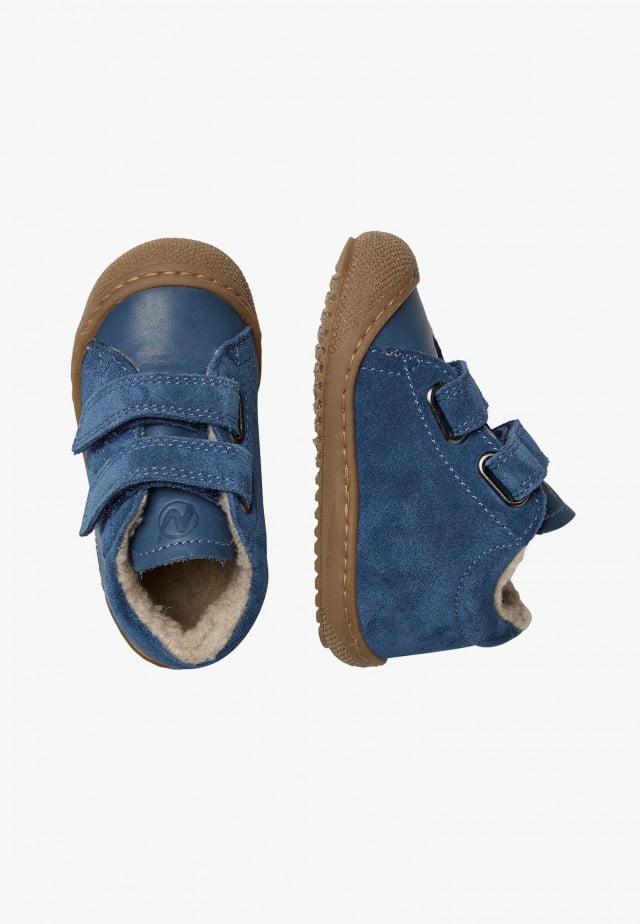 NATURINO KOLDE 2 VLLauflernschuhe aus Leder und Veloursleder, Blau