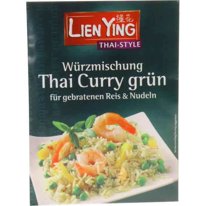 Würzmischung Thai Curry grün, 14g von Lien Ying