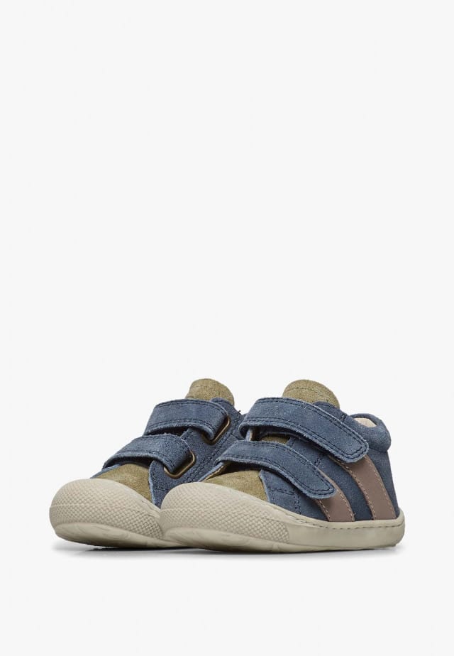 NATURINO MACKS VLLauflernschuhe aus Leder und Veloursleder, Blau