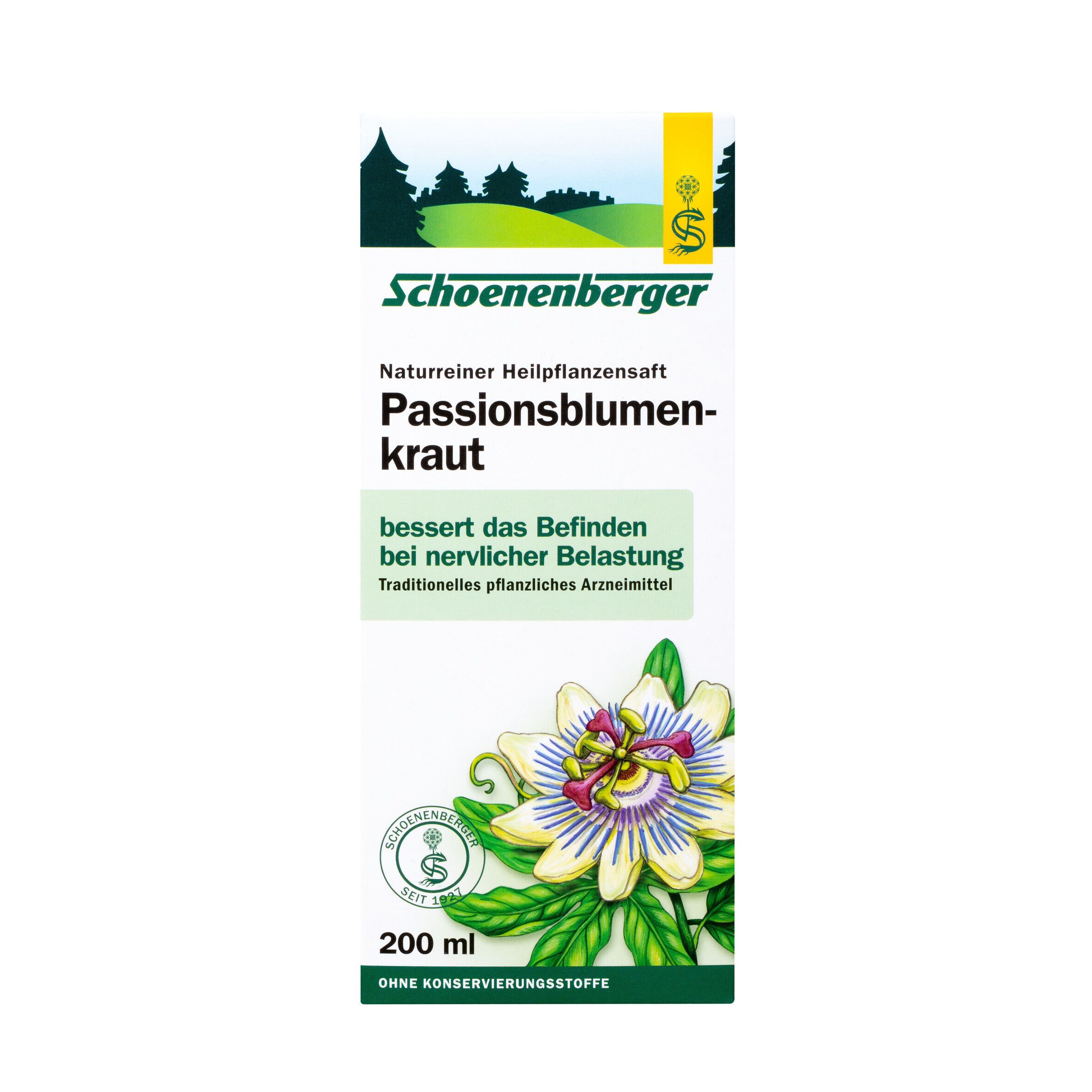 Schoenenberger® naturreiner Heilpflanzensaft Passionsblumenkraut