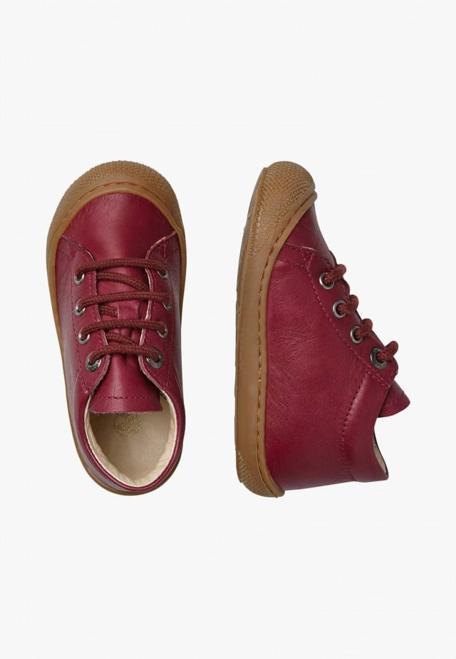 NATURINO COCOONLauflernschuhe aus Nappaleder, Bordeaux