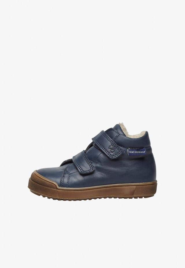NATURINO NEW MULAZ VLSchuhe aus Leder mit Futter aus Kunst-Shearling, Blau