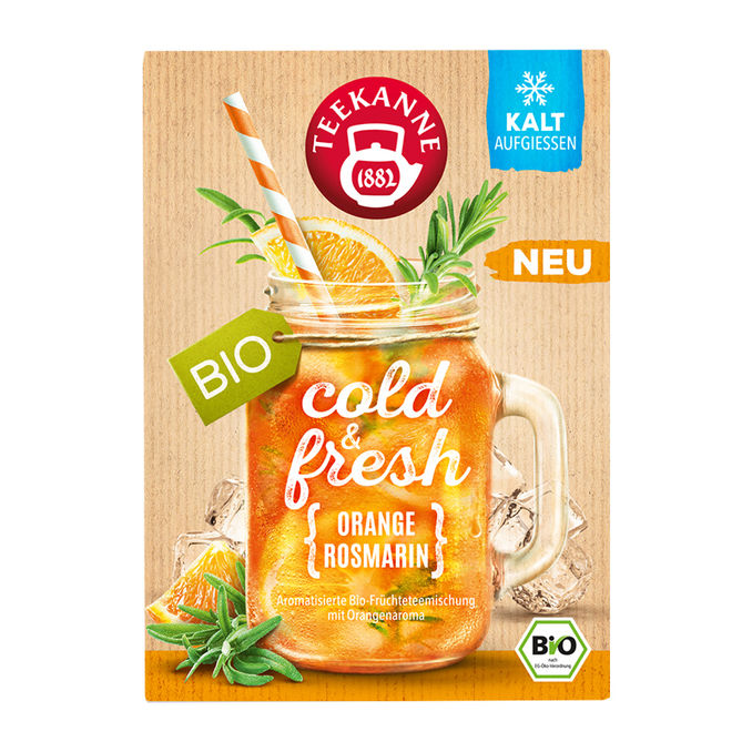 BIO Teekanne Eistee Orange Rosmarin, 41,25g von Teekanne