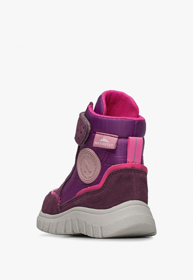 NATURINO DREZZ WP.Stiefel aus Leder und technischem Gewebe, Magnolie