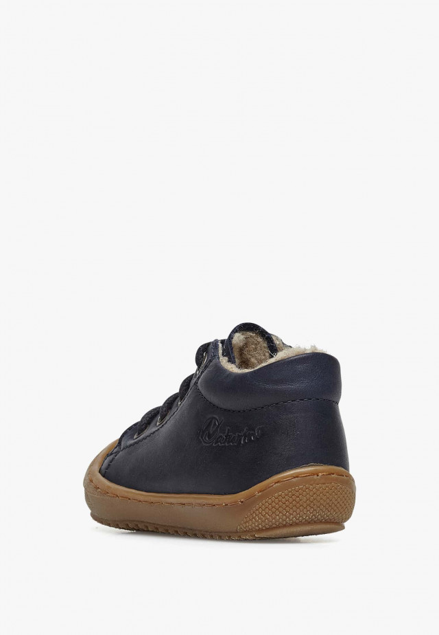 NATURINO RACOONLauflernschuhe mit Wollfutter, Blau
