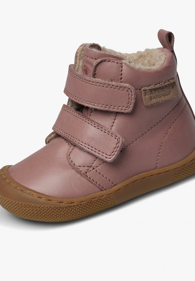 NATURINO WIGGHI VLBarfußstiefel aus Leder, Rosa