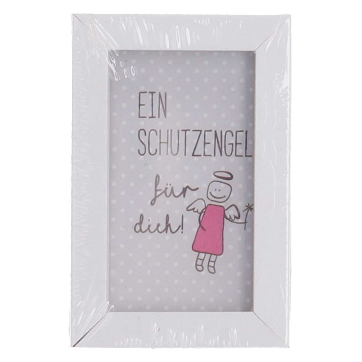Bilderrahmen Spruch 8,5x5,5cm, 8-fach sortiert