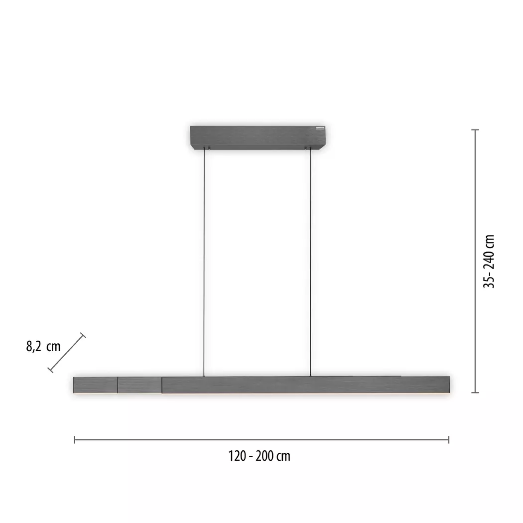 LED-Pendelleuchte Pure-Moto-Rise