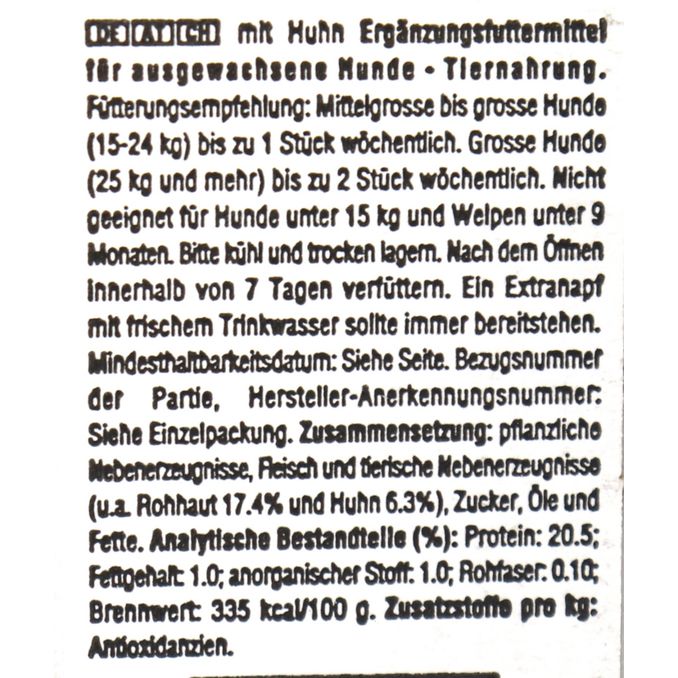 Ranchos Maxi Kaurollen, 10er Pack, 10x80g von Pedigree