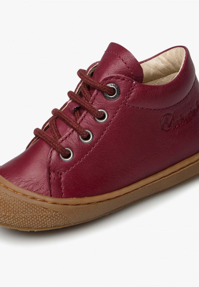 NATURINO COCOONLauflernschuhe aus Nappaleder, Bordeaux