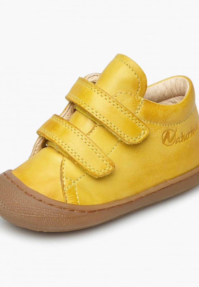 NATURINO COCOON VLLauflernschuhe aus Nappaleder, Gelb