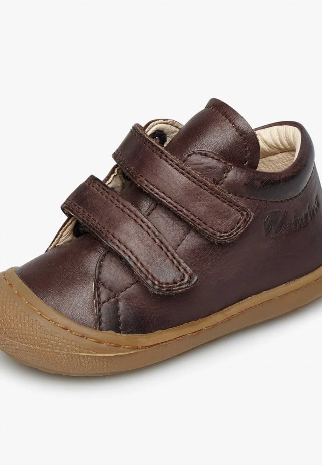 NATURINO COCOON VLLauflernschuhe aus Nappaleder, Nussbraun