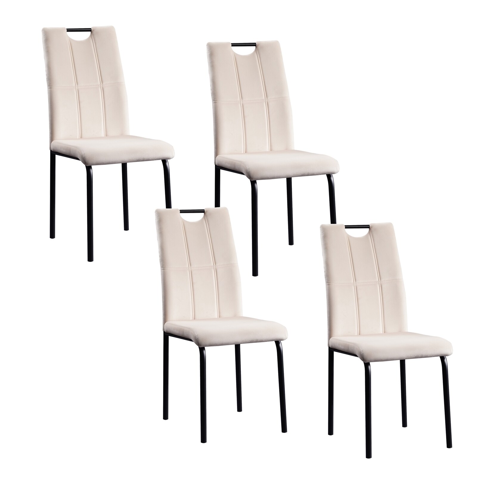 HTI-Living Stuhl Denton Velvet 4er-Set