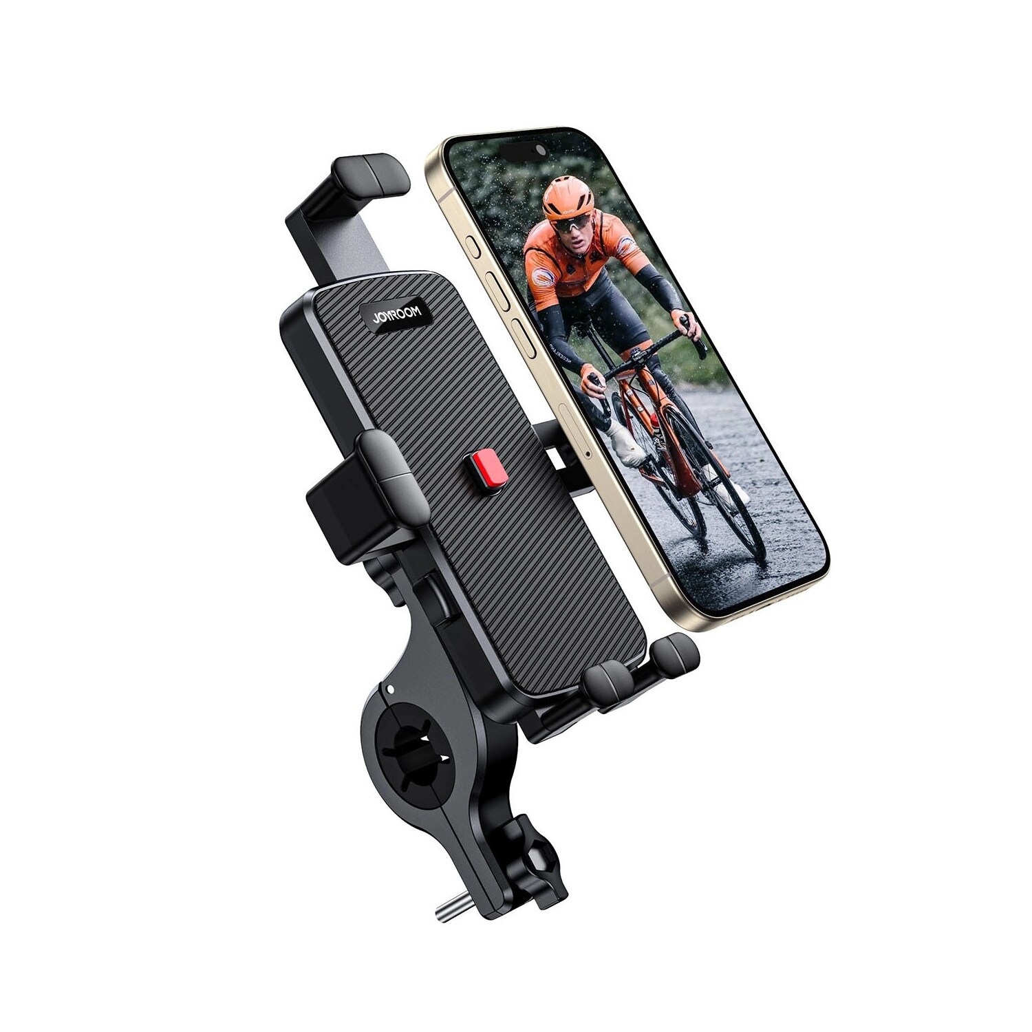 Fahrrad-Telefonhalter – Schwarz - JR-OK7- Kompatibel mit SmartPhones