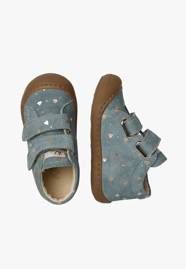 NATURINO COCOON VLLauflernschuhe aus Veloursleder, Salbei