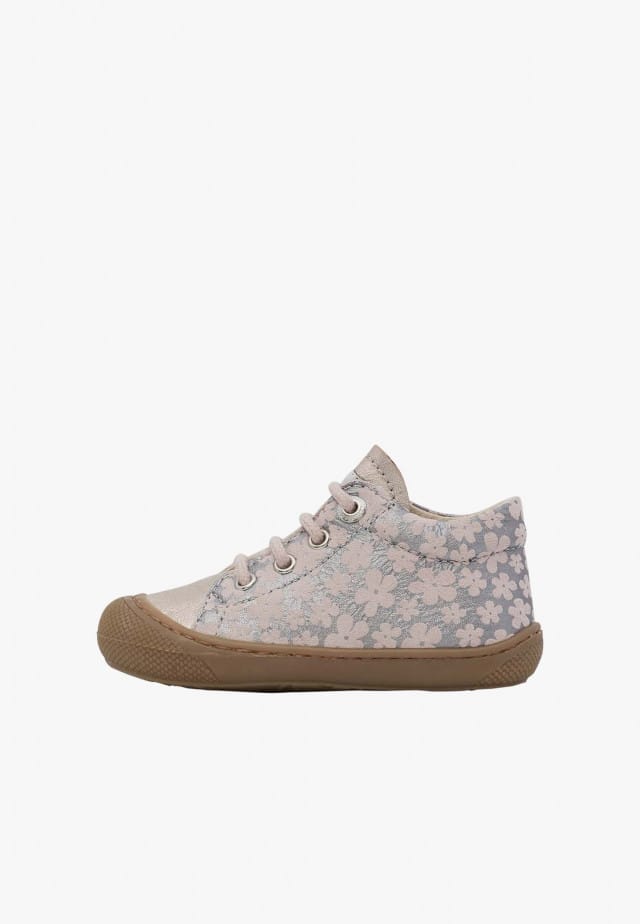 NATURINO COCOONLauflernschuhe aus Veloursleder, Puderrosa