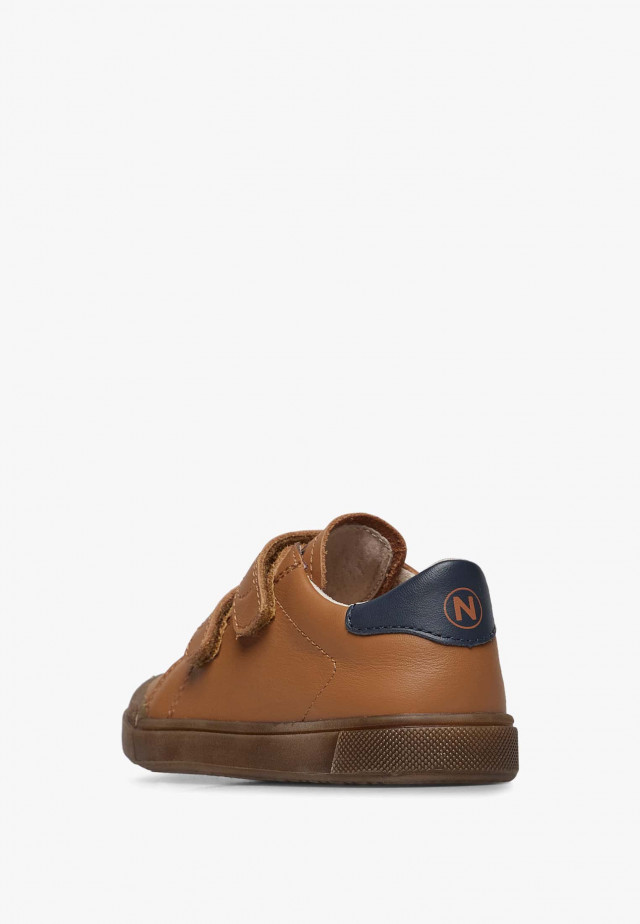 NATURINO EINDHOVEN 2 VL.Sneakers aus Leder, Cognac