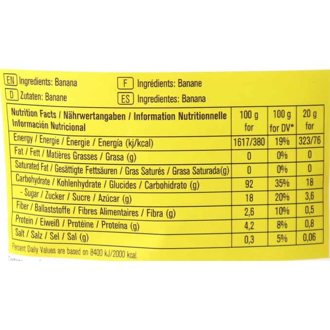 Bananen Fruchtchips, 20g von Pol's Freeze Fresh