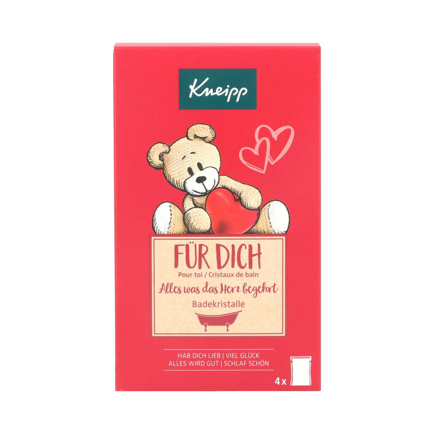 Kneipp® Für Dich Badeperlen 4x60 g in der Geschenkpackung