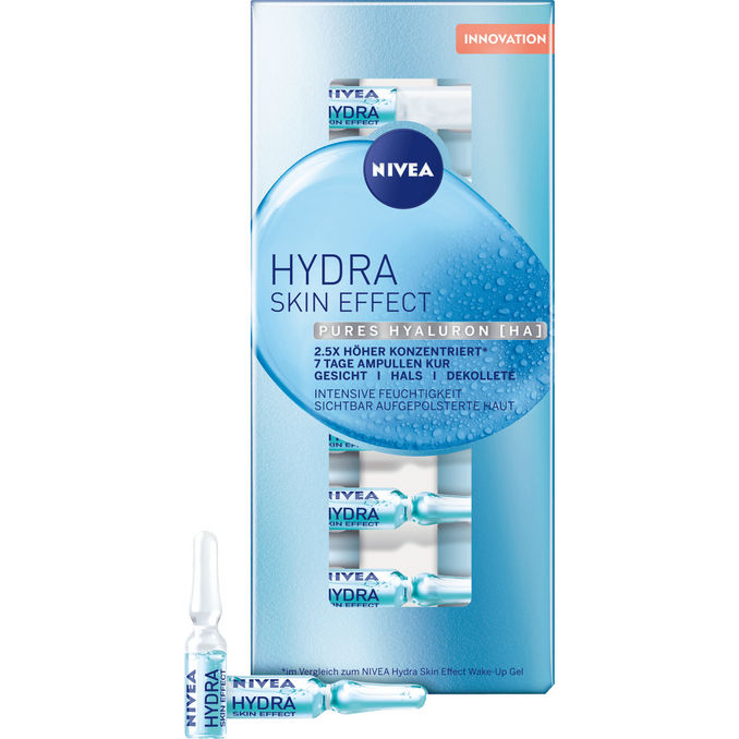 Nivea Hydra Skin Effect - Pures Hyaluron, 7er Pack, 7 x 1ml von Nivea