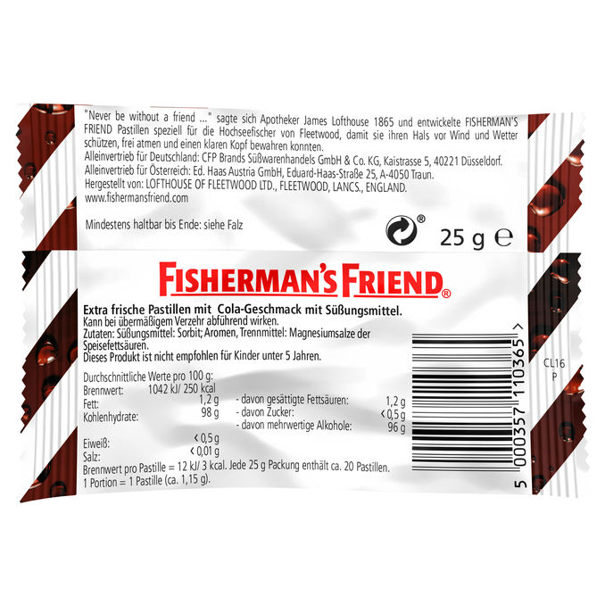 Fishermann's Friend Cola, 1 x 25g von Fisherman's Friend