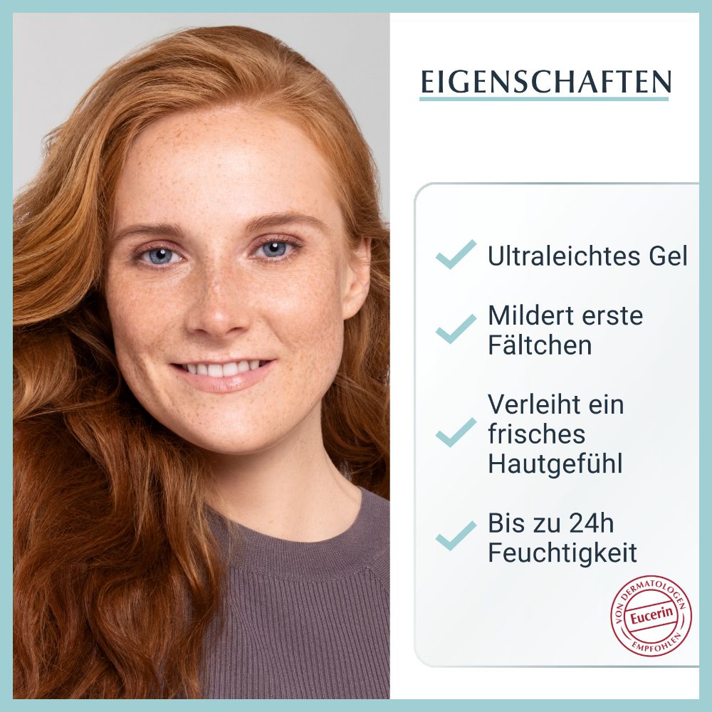 Eucerin® Hyaluron-Filler Feuchtigkeits-Booster – Ultra-leichtes Hautgel für bis zu 24h Feuchtigkeit