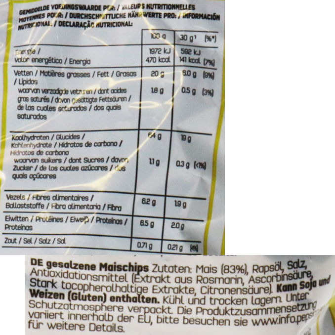 Doritos Original Naturel Salted XL, 455g von Doritos