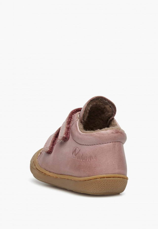 NATURINO COCOON VLLauflernschuhe aus Nappaleder mit Wollfutter, Altrosa