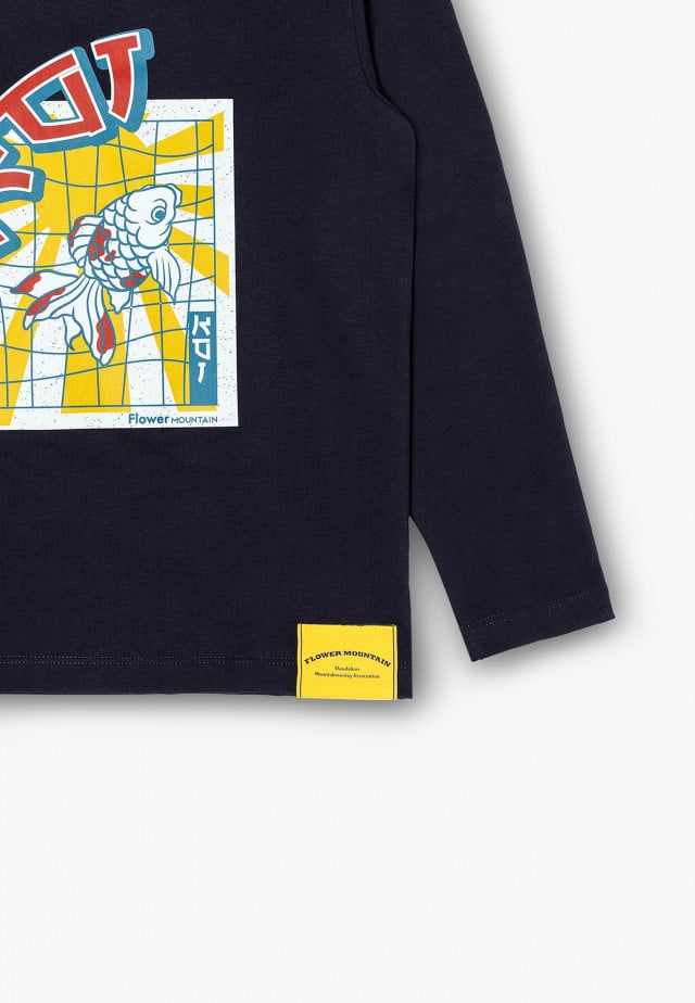 AKANE-KOILangarm-Shirt, Blau