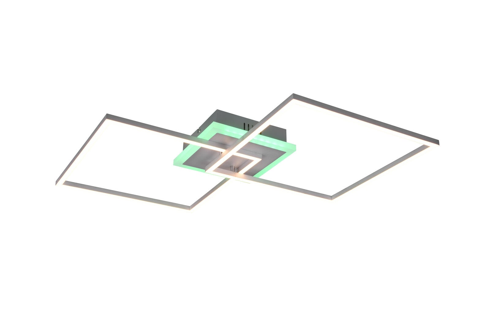 LED Deckenlampe ARRIBO 61 x 61 cm titanfarbig