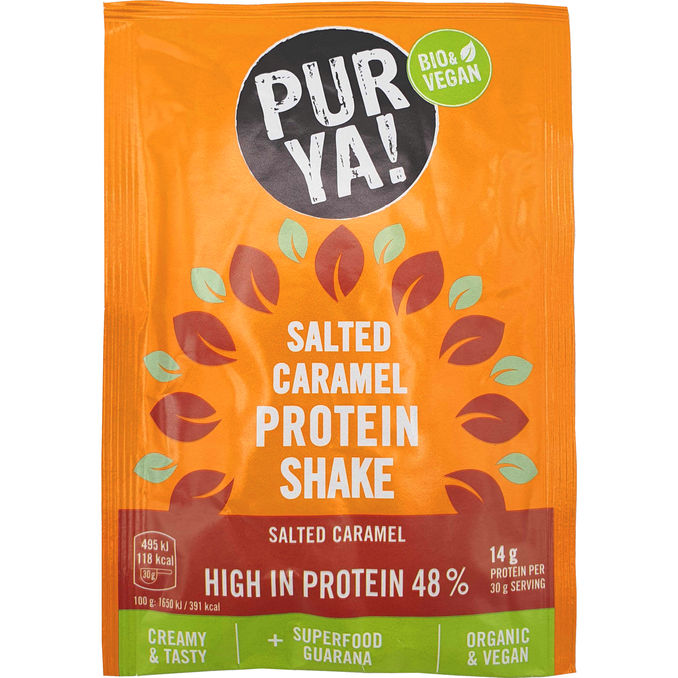 BIO Protein Shake Mini Salted Caramel Guarana, 30g von PURYA