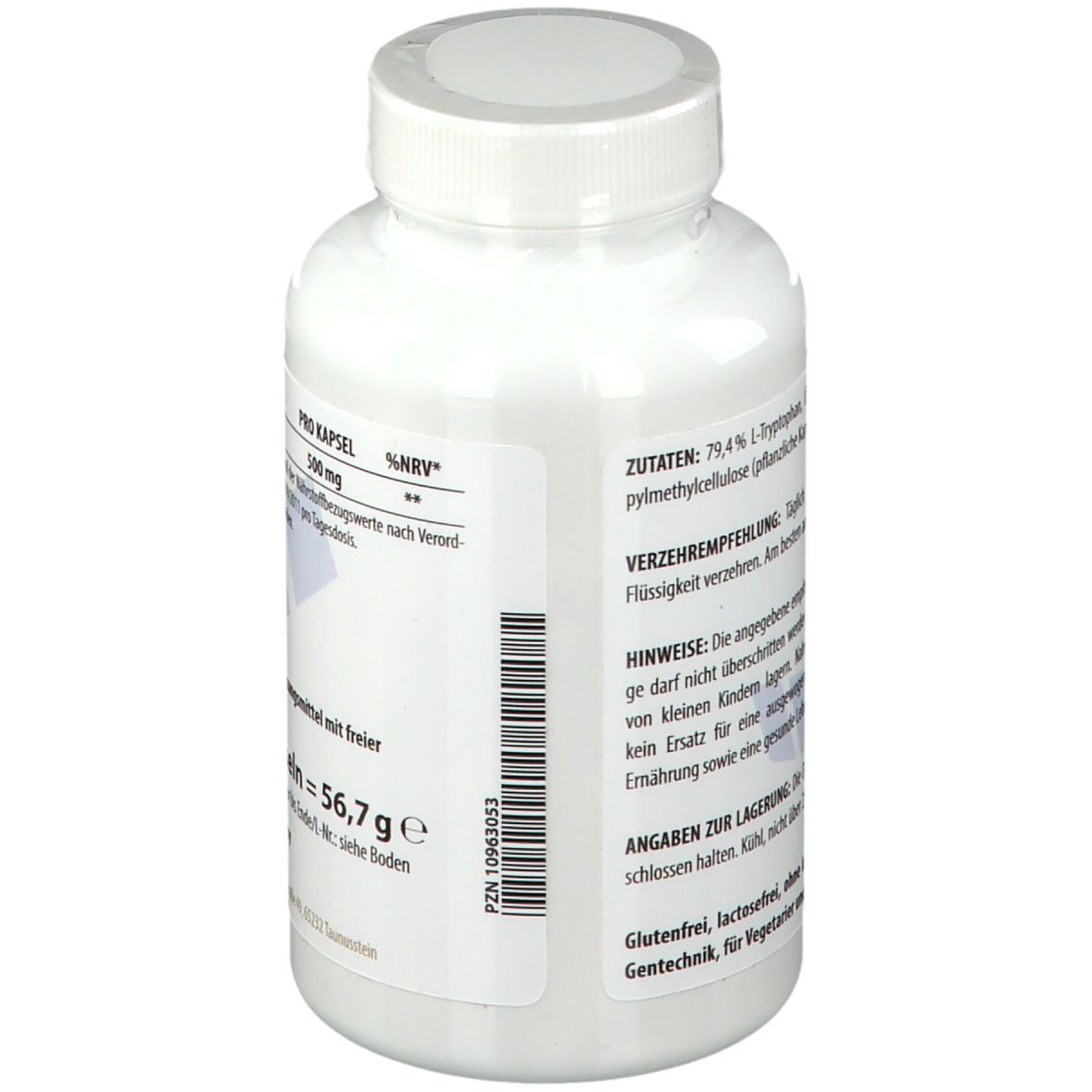 L-Tryptophan 500 mg