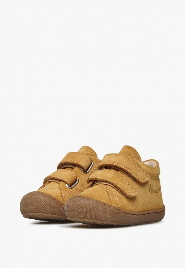 NATURINO COCOON VLLauflernschuhe aus Veloursleder, Kürbis