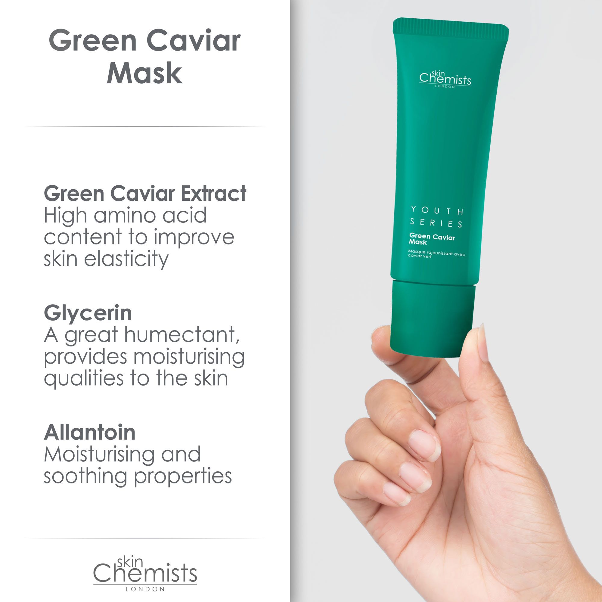 skinChemists Youth Series Green Caviar Mask