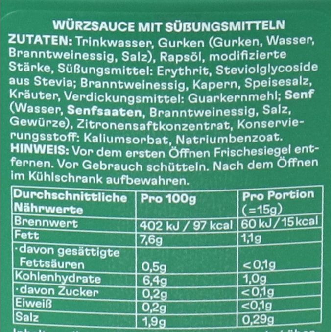 Remouladen Soße, 300ml von hello taste