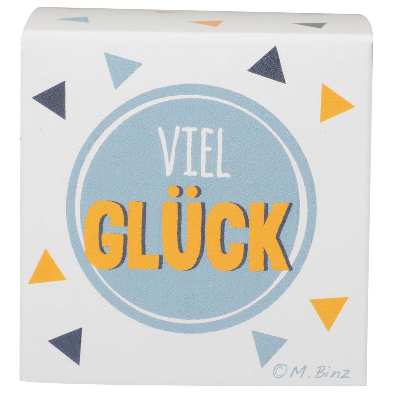 Glückskeks Viel Glück, in Pappwürfel, 7g