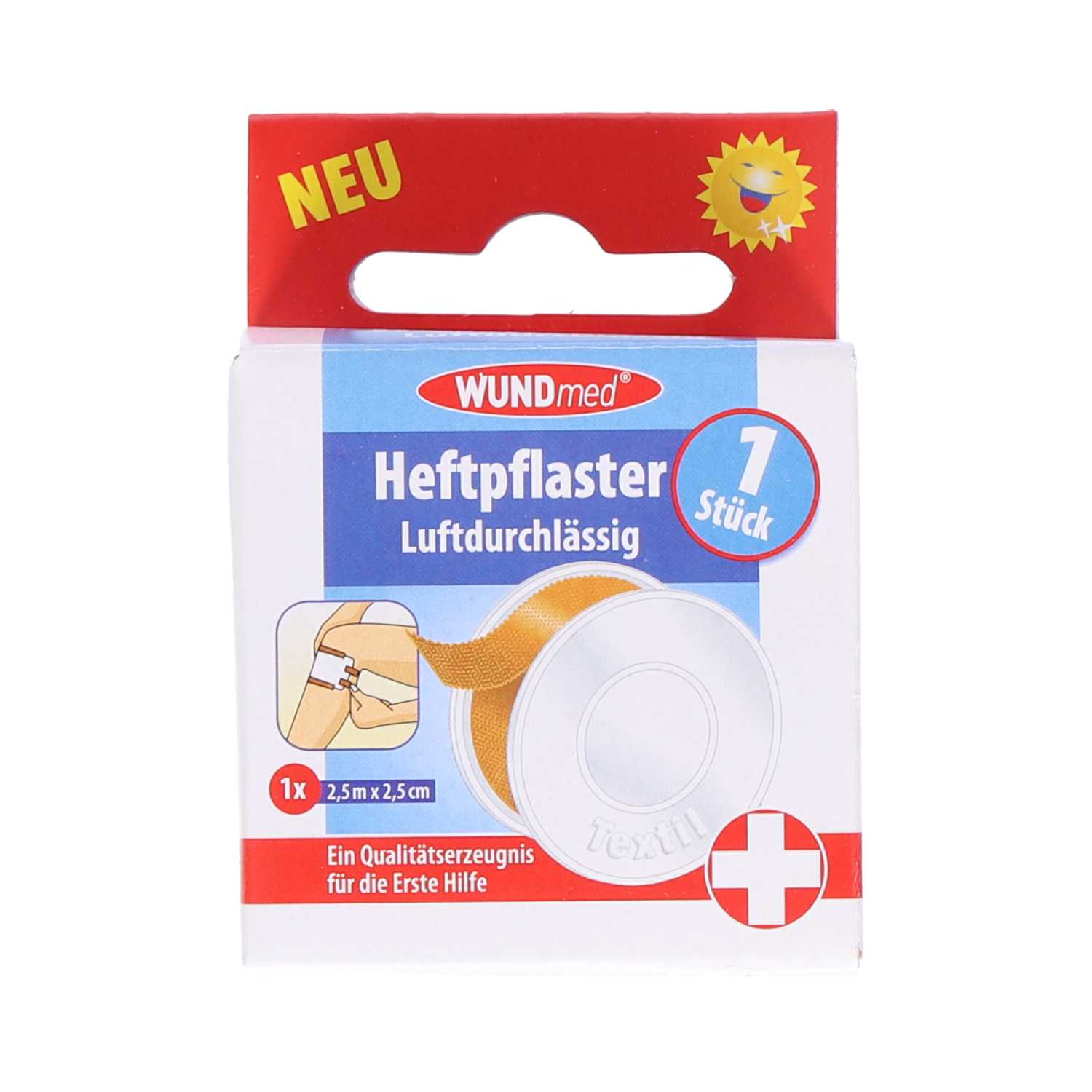 WUNDmed® Heftpflaster breit, Rolle
