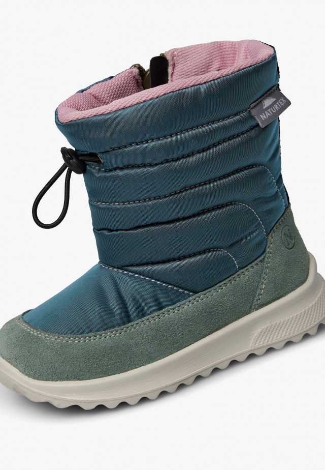NATURINO MIRRIA WPStiefel aus Veloursleder und technischem Gewebe, Salbei