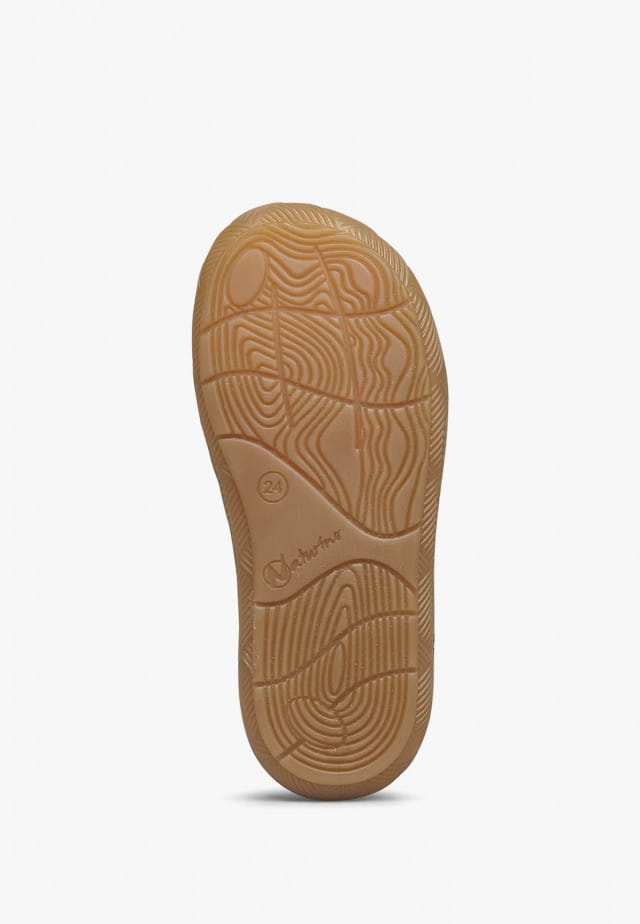 BAREFOOT SMARTINEYSneakers aus Nappa- und Veloursleder, Militärgrün-Orange