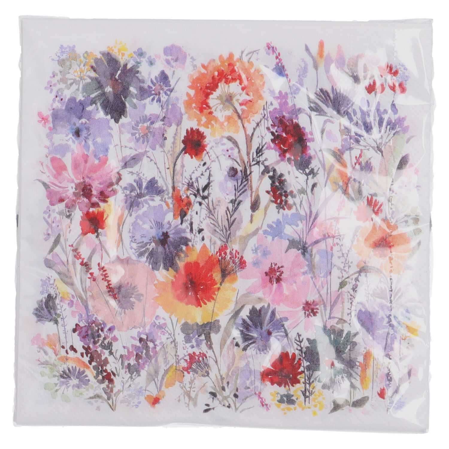 Servietten 20er 33x33cm Blumenwiese
