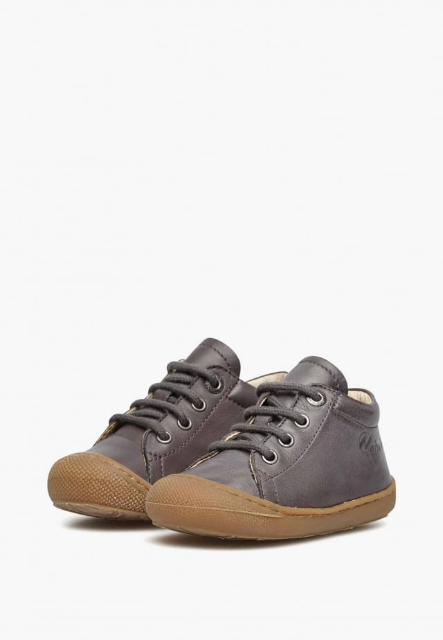NATURINO COCOONLauflernschuhe aus Nappaleder, Grau